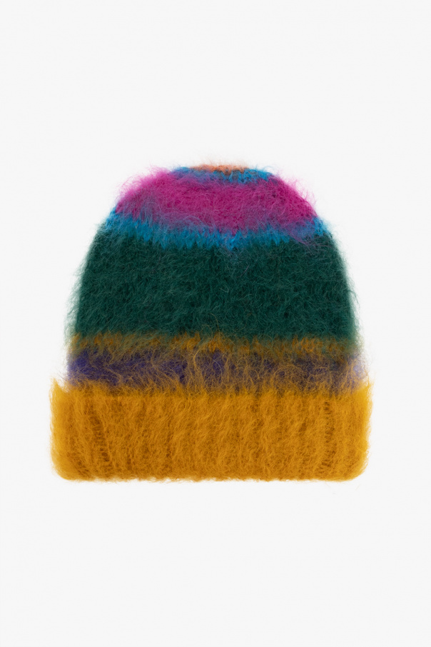 ★送料・関税込【MARNI】MOHAIR STRIPE BEANIE Marni Fuzzy Wuzzy Striped Mohair-Blend Beanie | Saks Fifth